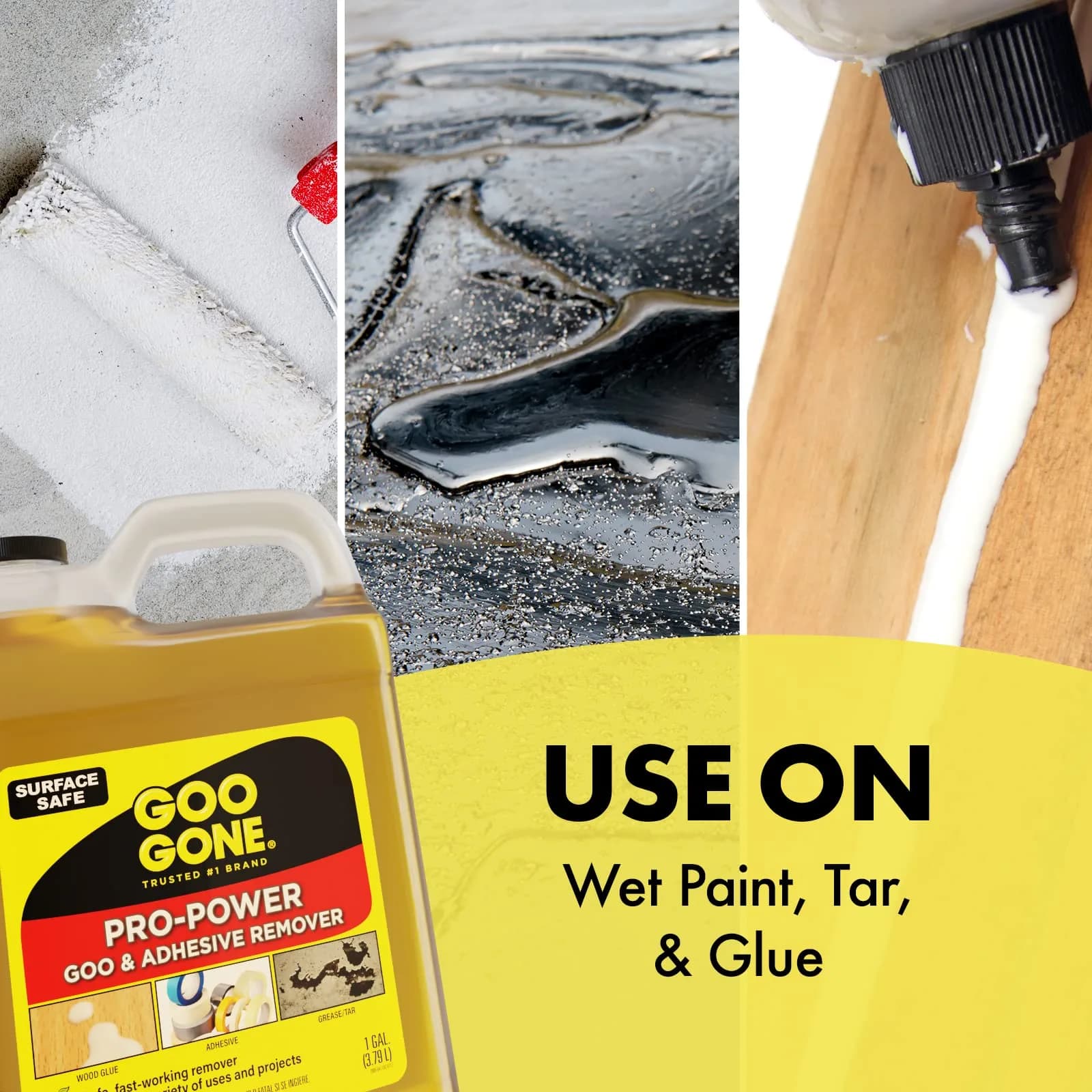 Goo Gone Pro-Power Adhesive Remover 3.79 L (128 Fl. Oz) | Professional Strength Formula - view 5