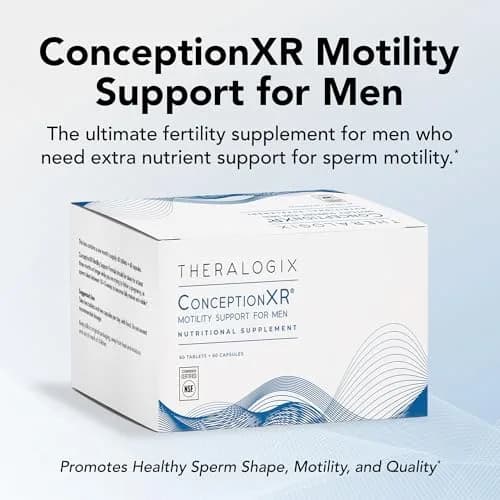 Theralogix ConceptionXR Motility Support – Men's Fertility, NSF Certified | Supports sperm health & motility thumbnail 2