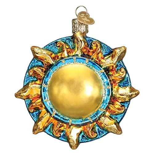 Old World Christmas Fanciful Sun Glass Blown Ornament for Christmas Tree | Handcrafted Holiday Decoration, Outer Space Collection thumbnail 3