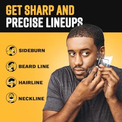 The Cut Buddy Original Beard and Hairline Shaping Tool with Tracer Pencil | Professional Grooming Guide thumbnail 4