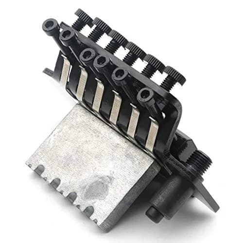 Swhmc Black Tremolo Bridge for Strat - Double Locking Floyd Rose Type | Improve Tuning Stability thumbnail 5