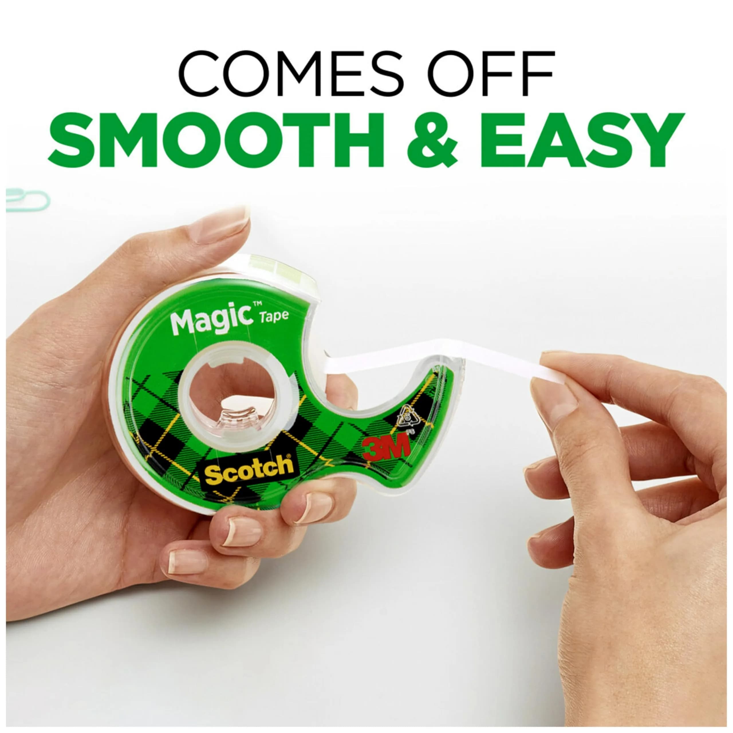 Scotch Magic Tape 3/4 Inch x 300 Inches Rolls (3 Pack) | Invisible & Permanent Paper Mending - view 4