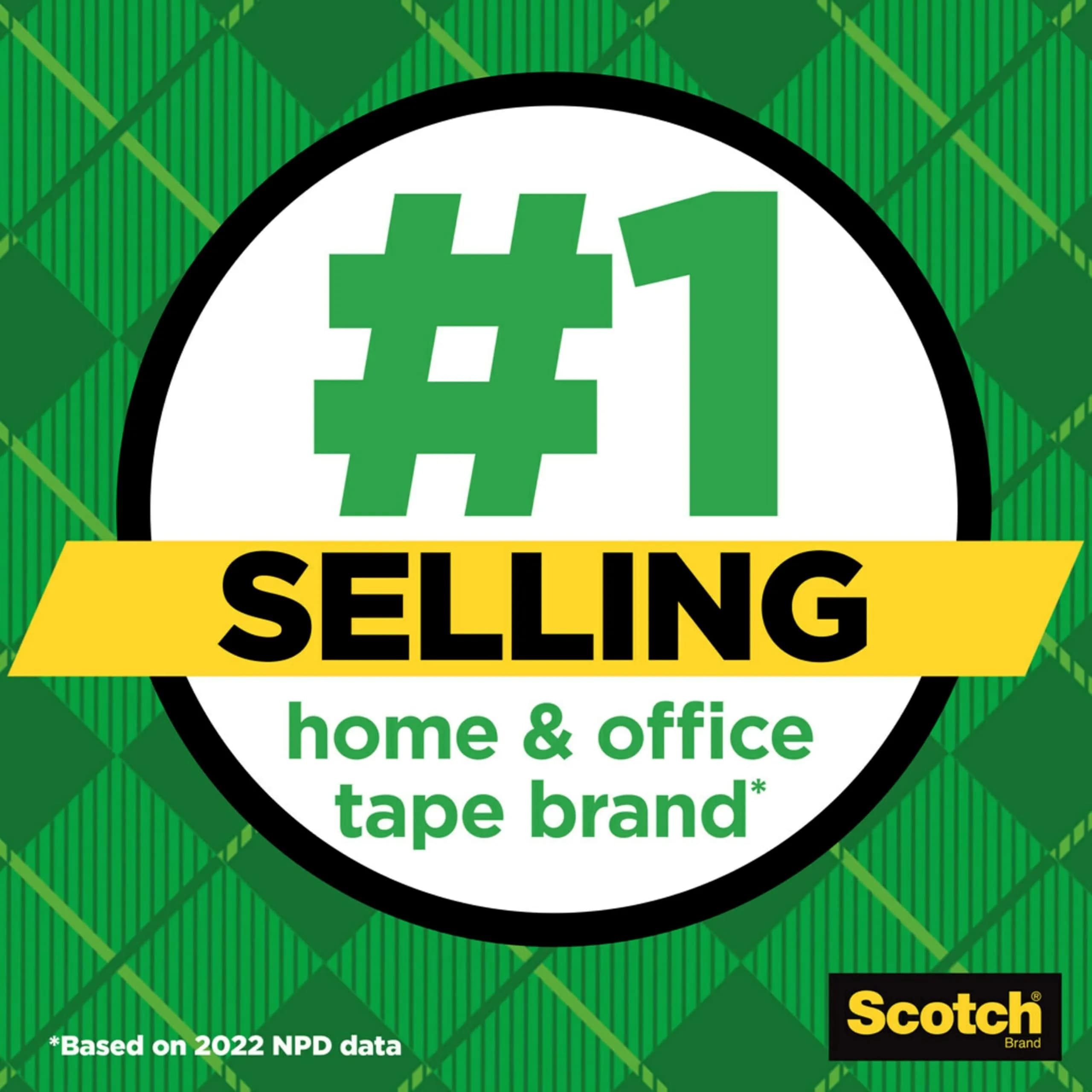 Scotch Magic Tape 3/4 Inch x 300 Inches Rolls (3 Pack) | Invisible & Permanent Paper Mending - view 3