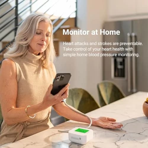 iHealth Track Smart Upper Arm Blood Pressure Monitor with Wide-Range Cuff (22-42cm) | FDA Cleared & Bluetooth Sync thumbnail 5