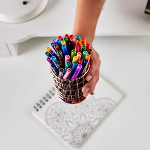 Crayola Fine Line Markers for Adults 40ct | Vibrant, Precise Coloring Set for Art & Relaxation thumbnail 3