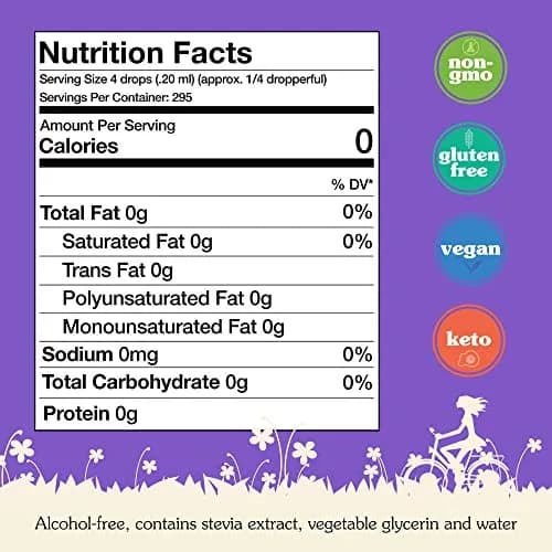 Nunaturals Liquid Stevia Sweetener, 2oz (2-Pack) | Pure, Unflavored, All-Natural Sugar Substitute thumbnail 7