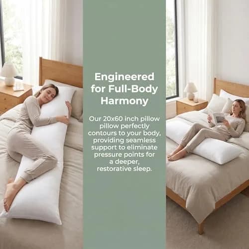 Zituop Dakimakura Body Pillow Insert 150x50cm (59x20in) | Premium PP Cotton Filling thumbnail 6