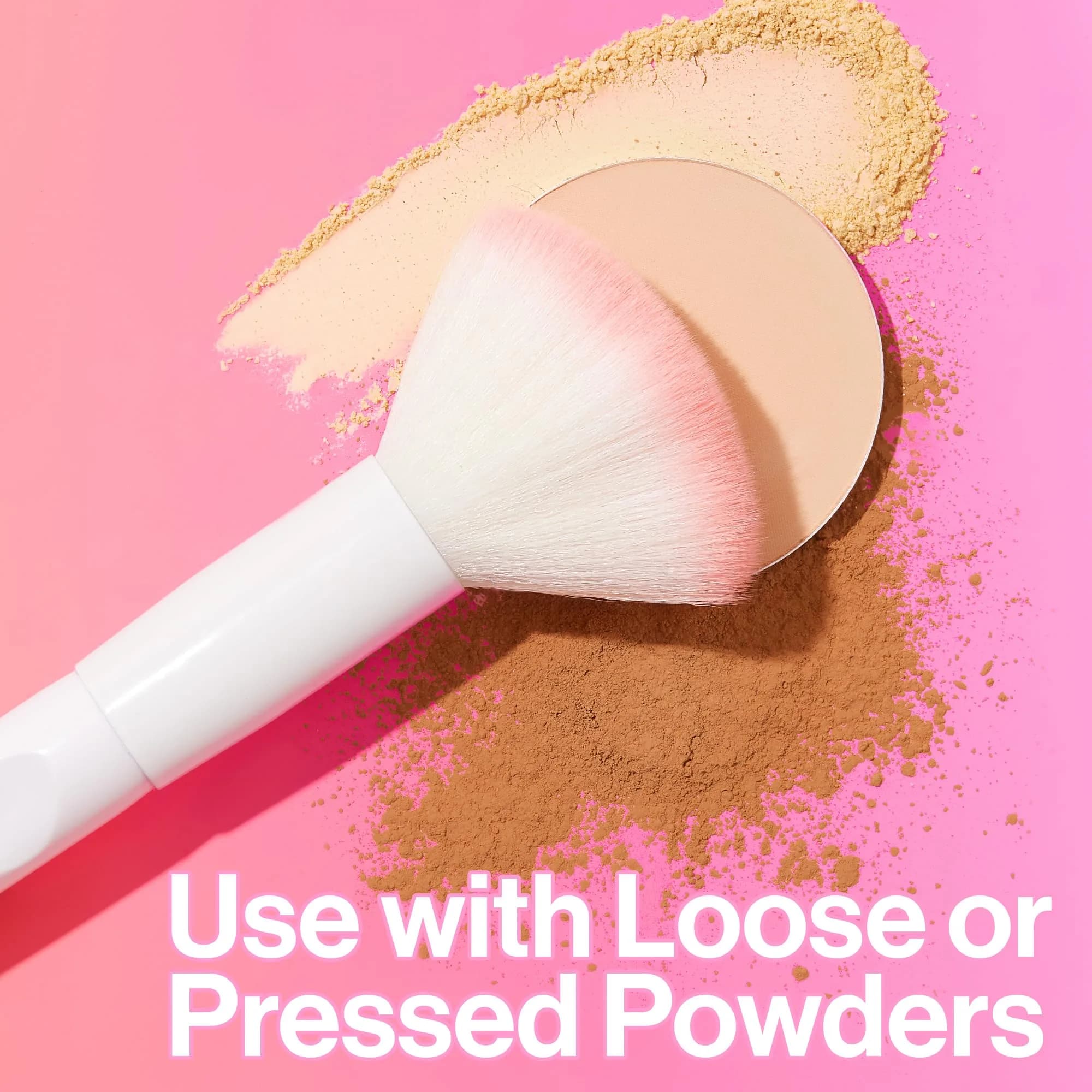 wet n wild Powder Brush - Ultra-Plush Synthetic Bristles for Flawless Application - view 2