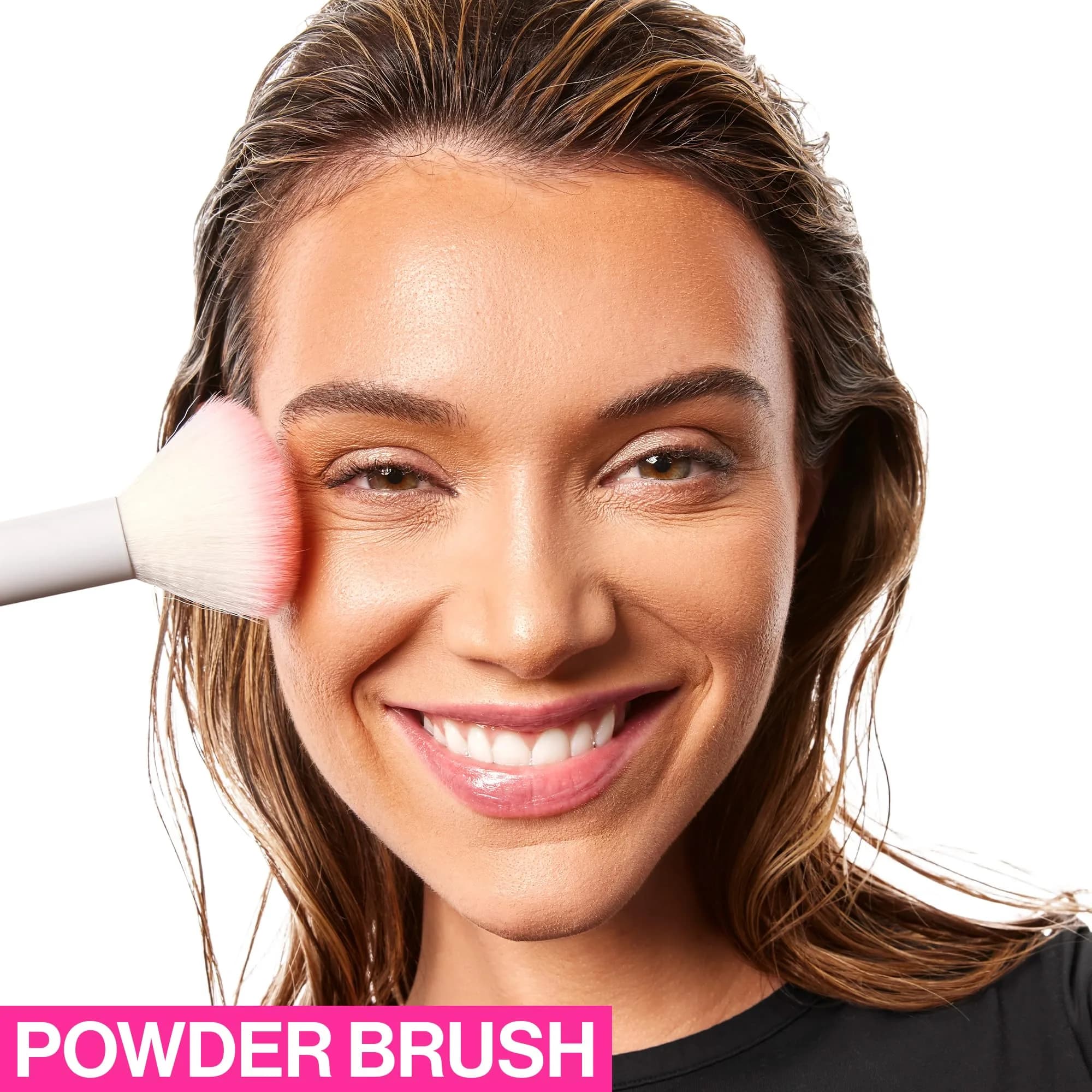 wet n wild Powder Brush - Ultra-Plush Synthetic Bristles for Flawless Application - view 3