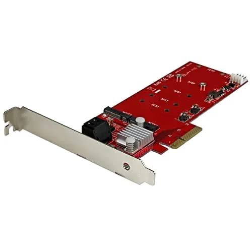 StarTech.com 2-Port M.2 SATA RAID Card with 2x SATA III Ports - PCIe Expansion - main product image