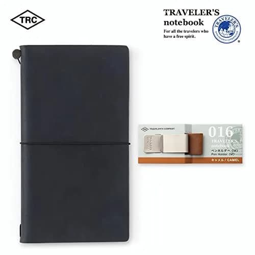 Midori Traveler's Notebook Pen Holder M Camel | Fits Pens Up to 12mm Diameter thumbnail 6
