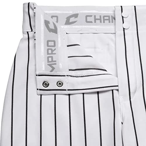 CHAMPRO Boys Triple Crown Pinstripe Polyester Baseball Pant, X-Large US | Durable, Comfortable, Abrasion-Resistant thumbnail 5