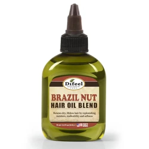 Difeel Brazil Nut Hair Oil Blend 74ml (2.5 Fl Oz) | Deeply Nourishes Dry Hair thumbnail 1