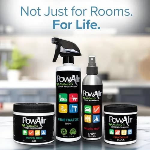 PowAir Spray Passion Fruit Odor Neutralizer 8 oz | Fast Acting, Essential Oil-Based Freshness thumbnail 7