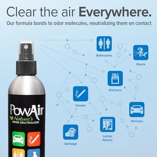 PowAir Spray Passion Fruit Odor Neutralizer 8 oz | Fast Acting, Essential Oil-Based Freshness thumbnail 3