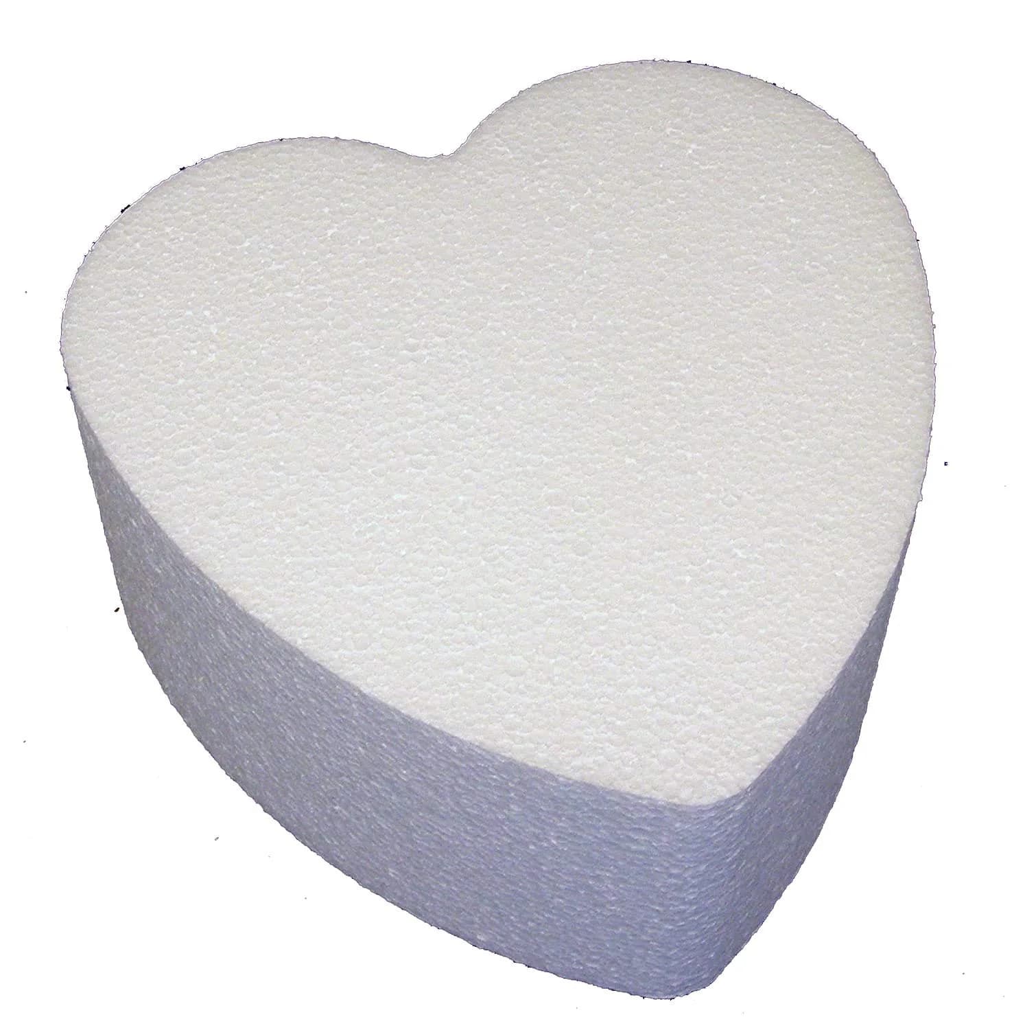 Oasis Supply Heart-Shaped Cake Dummy 18" | Practice & Display Cake Prop