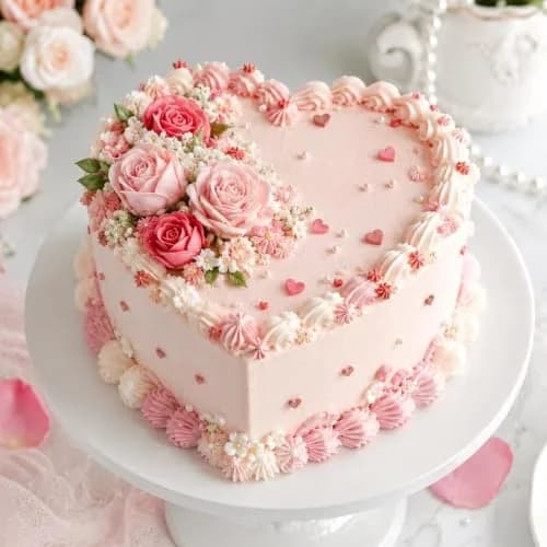 Oasis Supply Heart-Shaped Cake Dummy 18" | Practice & Display Cake Prop thumbnail 3