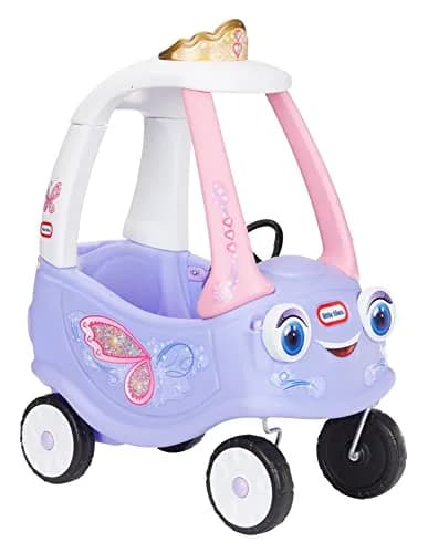 Little Tikes Fairy Cozy Coupe Large | Fairy Princess Ride-On Toy with Push Handle thumbnail 1