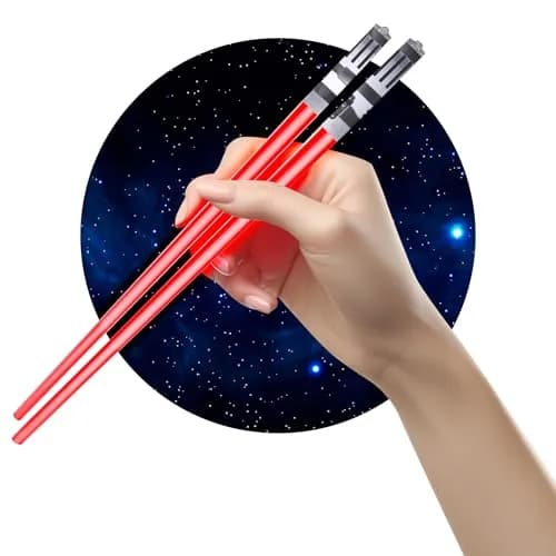 ChopSabers Red Lightsaber LED Chopsticks (1 Pair) | Light Up Your Mealtime! - main product image