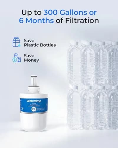 Waterdrop WD-FF11B Refrigerator Water Filter Replacement 3-Pack | NSF Certified for Chlorine, Taste & Odor Reduction thumbnail 8