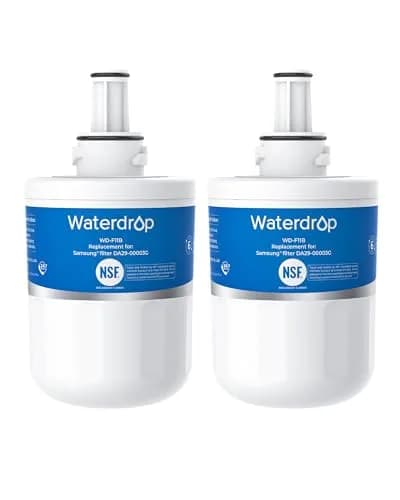 Waterdrop WD-F11B Refrigerator Water Filter 2-Pack | NSF Certified for Chlorine Reduction & Lead-Free thumbnail 1