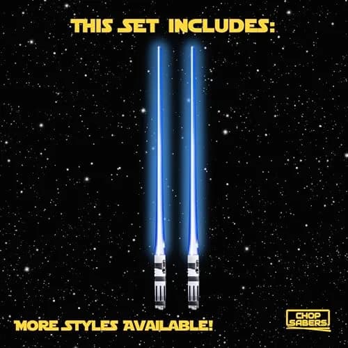 ChopSabers Lightsaber LED Chopsticks, Blue (25.4 cm / 10.25 inches) | Fun Food Wars thumbnail 4