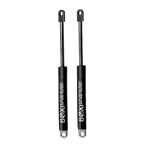 BOXI 2pcs Universal Lift Supports 10in Extended, 6.75in Compressed | 51 Lbs Force, Metal, Black thumbnail 5