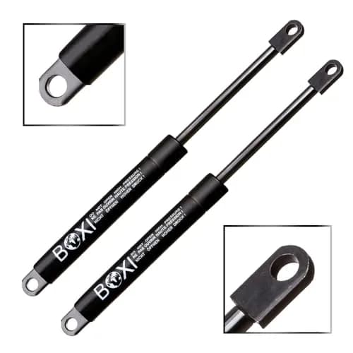 BOXI 2pcs Universal Lift Supports 10in Extended, 6.75in Compressed | 51 Lbs Force, Metal, Black thumbnail 2