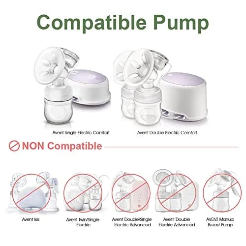 Maymom Replacement Diaphragm & Valve for Philips Avent Comfort Breast Pumps | 2 Diaphragms, 2 Valves thumbnail 2