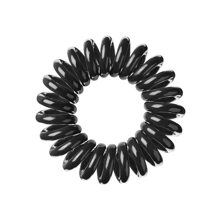 invisibobble Original Traceless Hair Ties (Pack of 3, True Black) | Spiral Grip for All Hair Types - view 5