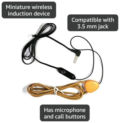 COOMAX Mini Hidden Spy Earphone Wireless Earpiece Headset (Coil Connector only) | Covert Communication Device for India thumbnail 3