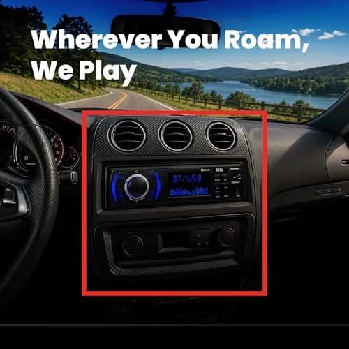 BOSS Audio Systems 616UAB Single DIN Bluetooth Car Stereo, No DVD, USB | 50W x 4 Max Power, Hands-Free Calls thumbnail 4