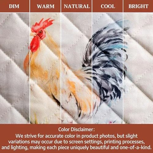 Maison d' Hermine Pot Holders 8" x 8" | 100% Quilted Cotton, European Design, Made in India thumbnail 6