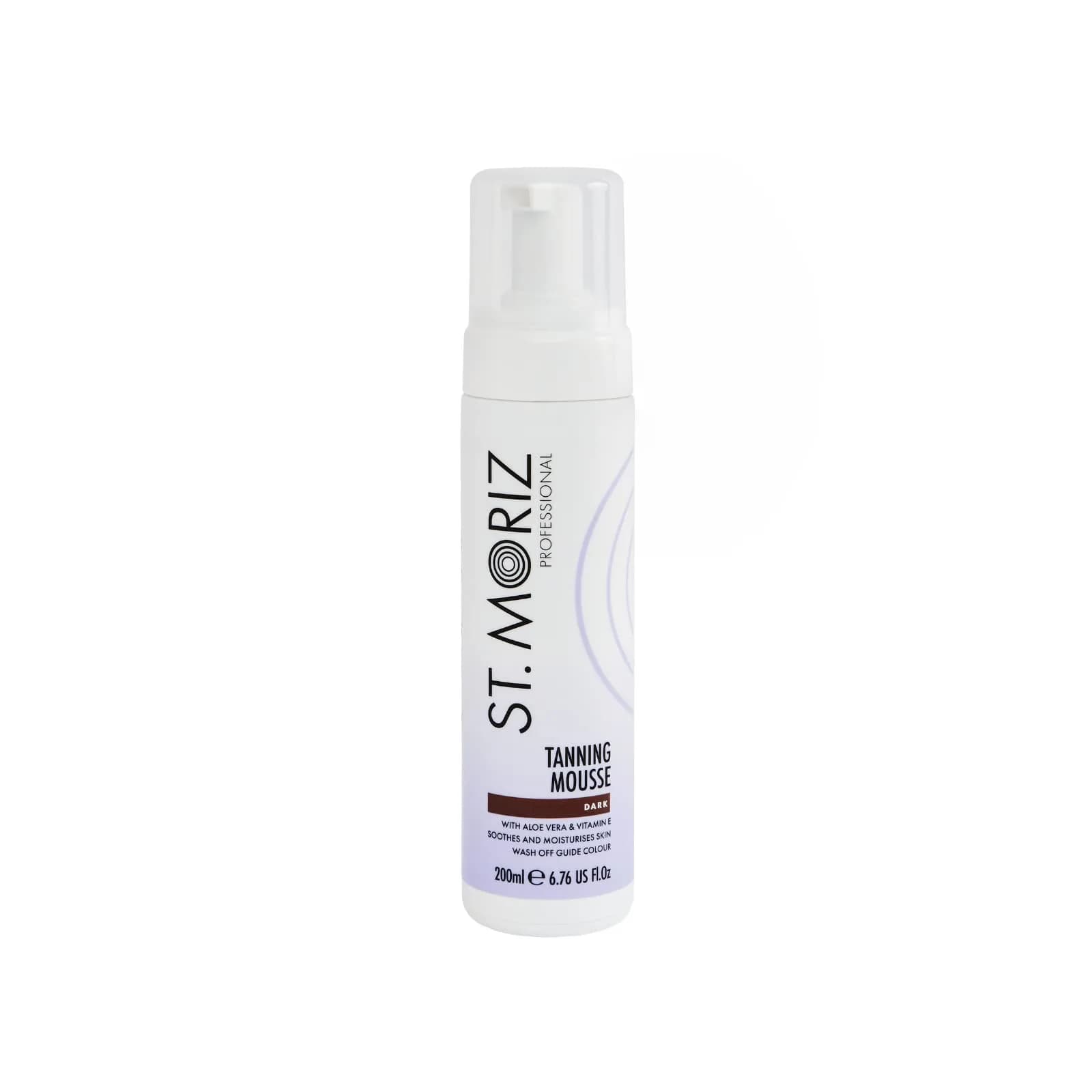 St. Moriz Professional Dark Self Tanner Mousse 200ml (6.76 fl oz) | Streak-Free Fake Tan with Aloe Vera & Vitamin E - main product image