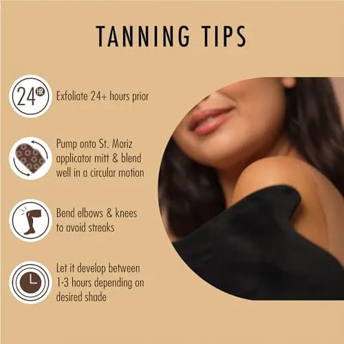 ST. MORIZ Professional 1 Hour Fast Self Tanner Mousse, Light to Dark, 200ml (6.76 fl oz) | Vegan & Dermatologically Tested thumbnail 5