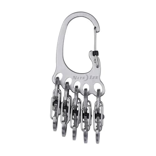 Nite Ize Carabiner Keychain with 5 Stainless Steel Locking S-Biners | Secure & Durable (70-120 chars) thumbnail 8