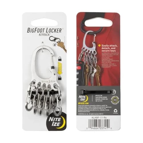 Nite Ize Carabiner Keychain with 5 Stainless Steel Locking S-Biners | Secure & Durable (70-120 chars) thumbnail 9