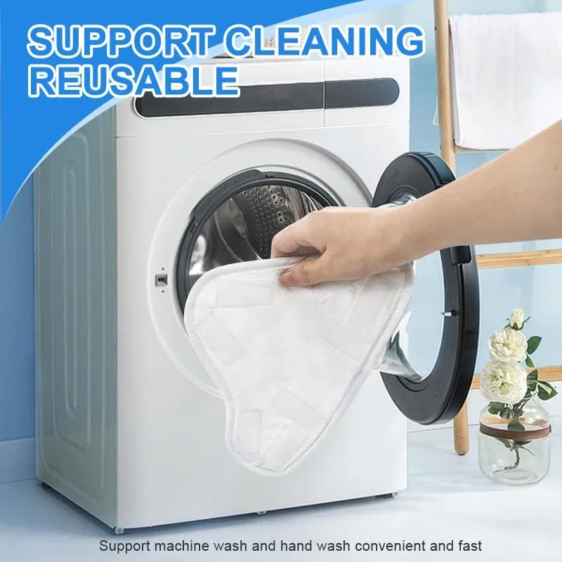 ANBOO Microfiber Steam Mop Replacement Pads 6 Pack | Washable & Durable for H2O X5 thumbnail 12