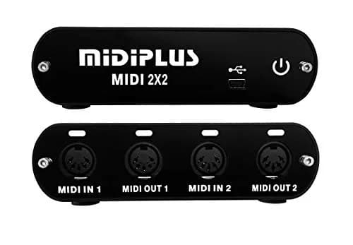 Midiplus 2x2 USB MIDI Interface | 2 In 2 Out, Mac & Windows Compatible, Aluminum Body thumbnail 5
