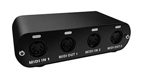 Midiplus 2x2 USB MIDI Interface | 2 In 2 Out, Mac & Windows Compatible, Aluminum Body thumbnail 2