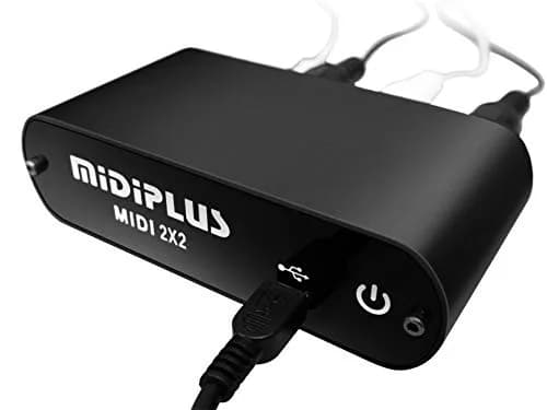 Midiplus 2x2 USB MIDI Interface | 2 In 2 Out, Mac & Windows Compatible, Aluminum Body thumbnail 3