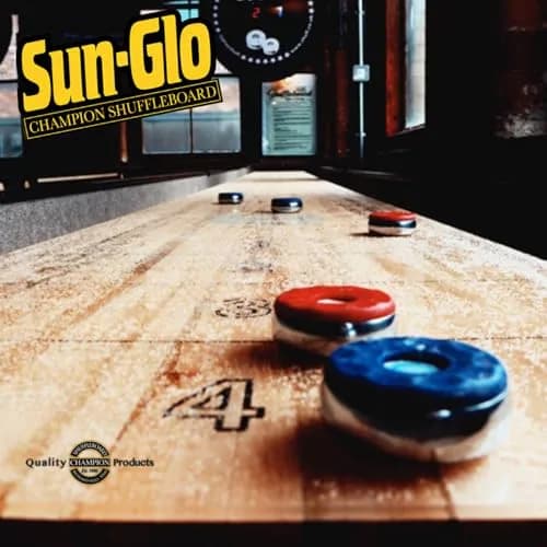 Sun-Glo Shuffleboard Maintenance Bundle: Speed 6 Medium Speed Powder Wax (16 oz) & Silicone Spray (12 oz) | Complete Care Kit for Small Tables thumbnail 9