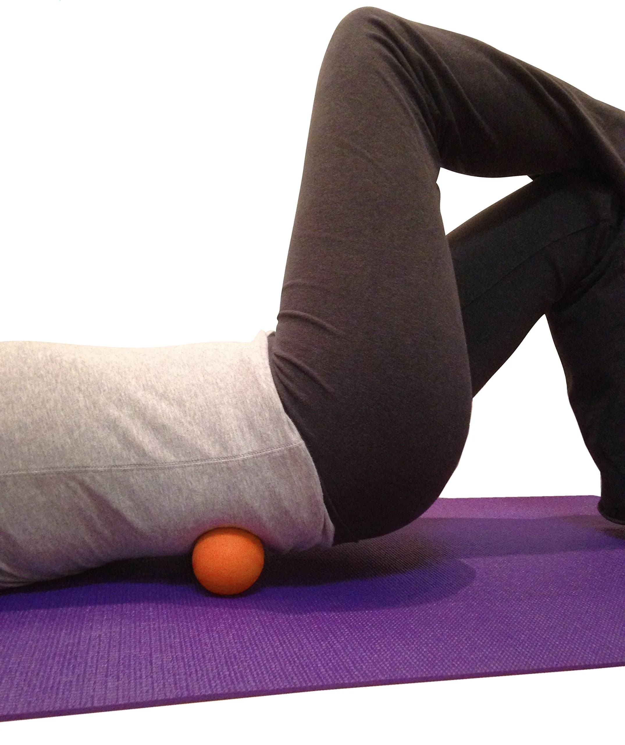 Kieba Massage Lacrosse Balls - Set of 2 Firm Orange Balls (2.5 in / 6.35 cm) for Trigger Point Therapy - view 2
