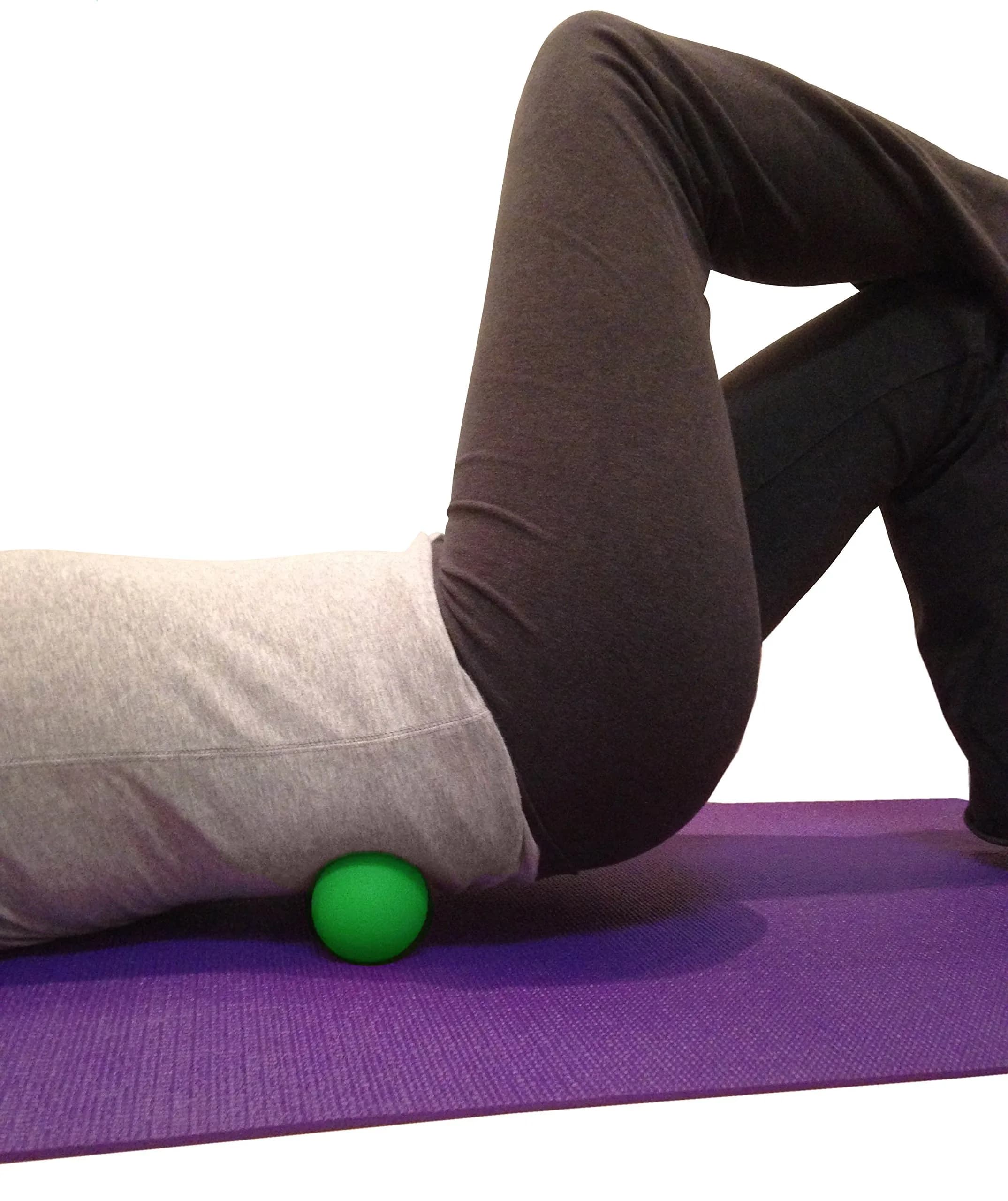 Kieba Massage Lacrosse Balls for Myofascial Release, Trigger Point Therapy, Muscle Knots, and Yoga Therapy. Set of 2 Firm Balls (Green and Yellow) | Effective Muscle Knot Relief - view 2