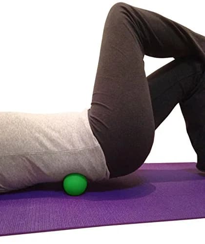 Kieba Massage Lacrosse Balls for Myofascial Release, Trigger Point Therapy, Muscle Knots, and Yoga Therapy. Set of 2 Firm Balls (Green and Yellow) | Effective Muscle Knot Relief thumbnail 2
