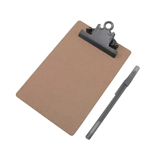 Tim Holtz Idea-ology Mini Clipboard 11.8 cm (4.63 x 7.75 Inches) | Antiqued Brass with Removable Hinge thumbnail 4