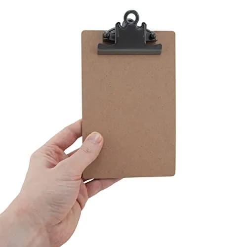 Tim Holtz Idea-ology Mini Clipboard 11.8 cm (4.63 x 7.75 Inches) | Antiqued Brass with Removable Hinge thumbnail 3