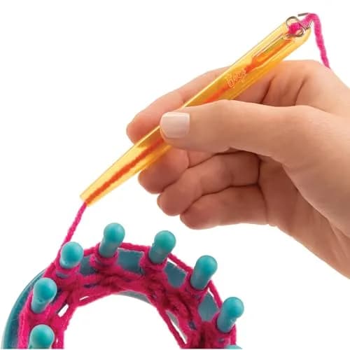 Boye Loom Pen Threading Tool | Yarn Wrap & Threader for Weaving & Knitting, Yellow thumbnail 6