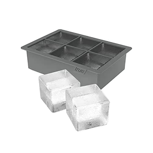 TRUE Large Silicone Ice Cube Tray for 2 Inch Cubes | Easy Release, Perfect for Whiskey & Cocktails thumbnail 1