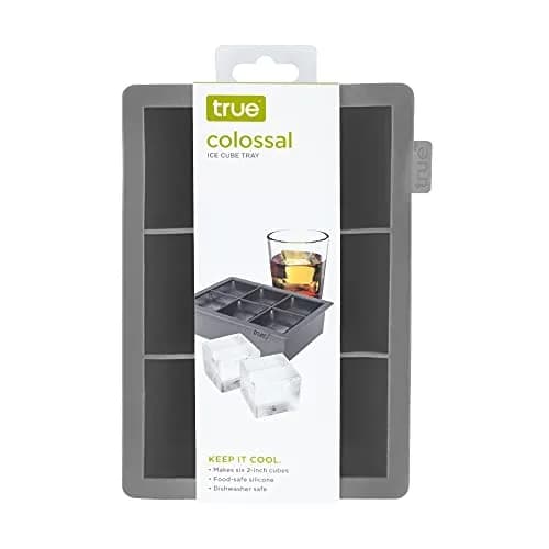 TRUE Large Silicone Ice Cube Tray for 2 Inch Cubes | Easy Release, Perfect for Whiskey & Cocktails thumbnail 4
